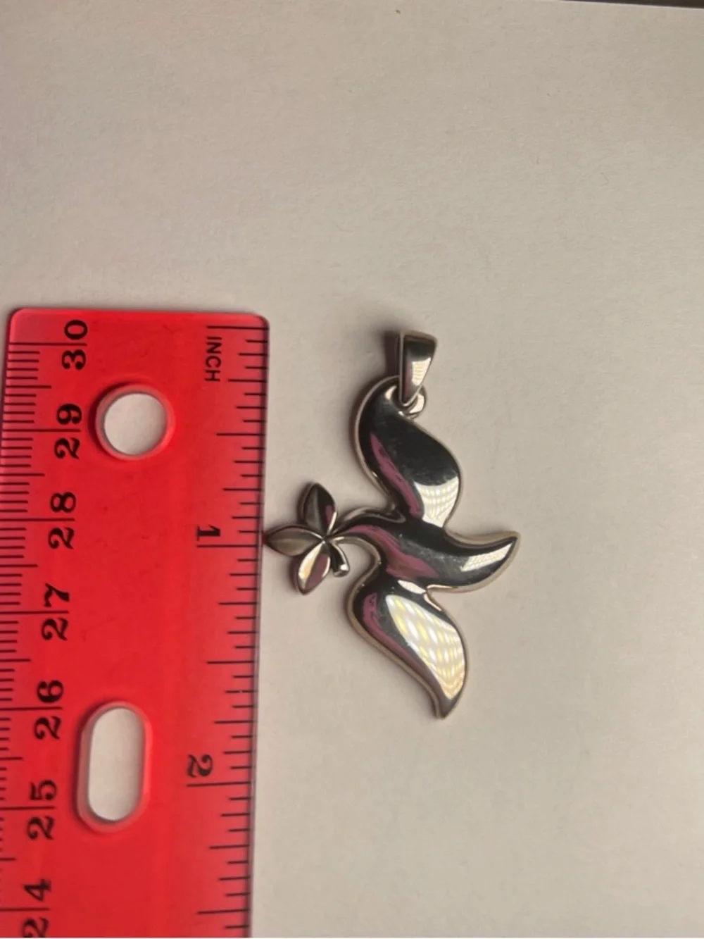 James Avery Sterling Silver dove pendant